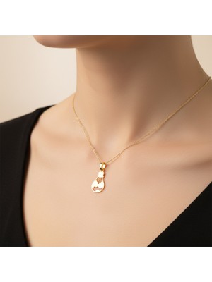 Tabitela 8 Ayar Altın Kolye Ucu Ampul   GM6886 1 gr