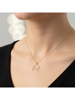 TabiTela 8 ayar altın kolye ucu Baba GM9186 0.5 gr