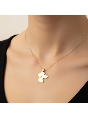 TabiTela 8 ayar altın kolye ucu köpek GM9068 1 gr