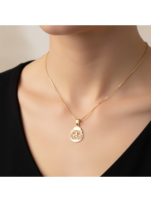 TabiTela 14 ayar altın kolye ucu Buda GM8634 0.5 gr