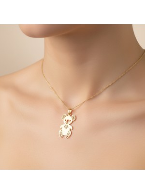 TabiTela 8 ayar altın kolye ucu koala   GM7278 1 gr