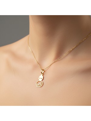 TabiTela 14 ayar altın kolye ucu Buda GM8651 1 gr