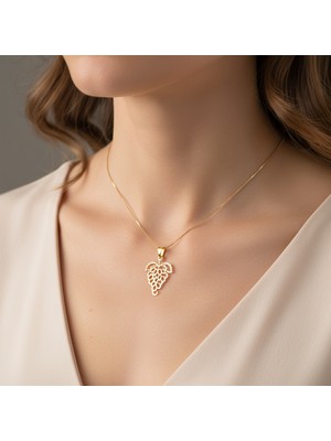 Tabitela 8 Ayar Altın Kolye Ucu Üzüm GM8892 0.5 gr