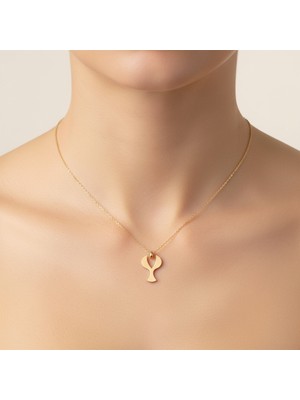 Tabitela 8 Ayar Altın Kolye Ucu Dilek Kemiği   GM8489 1 gr