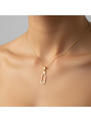 TabiTela 14 ayar altın kolye ucu biberon GM8842 0.5 gr