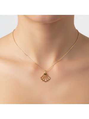 TabiTela 14 ayar altın kolye ucu deniz kabuğu   GM8023 1 gr