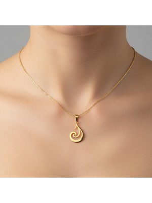 Tabitela 8 Ayar Altın Kolye Ucu Dalga GM8438 1 gr