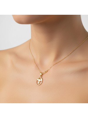 TabiTela 14 ayar altın kolye ucu Batman GM9179 1 gr