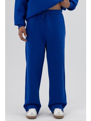 Basic Baggy Eşofman Alt Saks