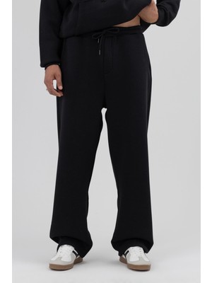 Basic Baggy Eşofman Alt Siyah