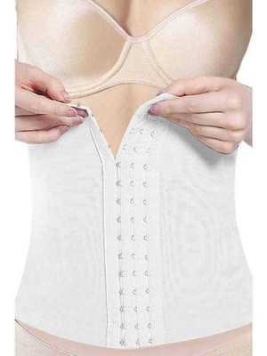 Elit Life Göbek Bel Inceltici Karın Toparlayıcı Kadın Korse Beyaz 886