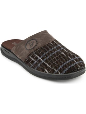 Muya Nafa 36804-004 Erkek Kışlık Ev Terliği Kahve 40-45