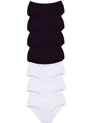 7 Adet Tutku Kadın Yüksek Bel Bato Kalın Lastik Külot S4