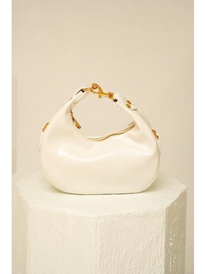 Lorna Beyaz Mini Çapraz Kadın Çanta