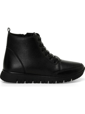 Polaris 5 Nokta 105304.Z4PR Siyah Kadın Düz Bot