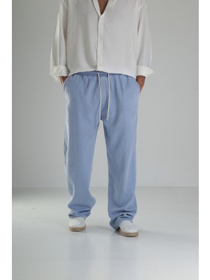 Yazlık Kot Kumaş Baggy Pantolon