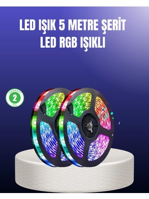 Enerji Tasarruflu Rgb Şerit LED 5 Metre