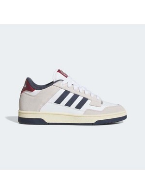 adidas RAPID COURT LOW Beyaz Erkek Sneaker Süet ve Sentetik Deri Üst Yüzey Kauçuk Tabanlı
