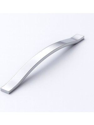 Sümbül Kulp 192 mm Krom Gümüş Renk Metal Mobilya Dolap Çekmece Kulpu Modern Mutfak Kapak Kulpları