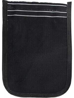 Osmanlı Kalın Siyah Banyo Hamam Kesesi 25X17 cm