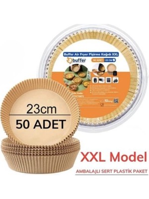 Online Home Market Deyhome 50 Adet Air Fryer Pişirme Kağıdı Tek Kullanımlık 23 cm Yuvarlak  Xxl