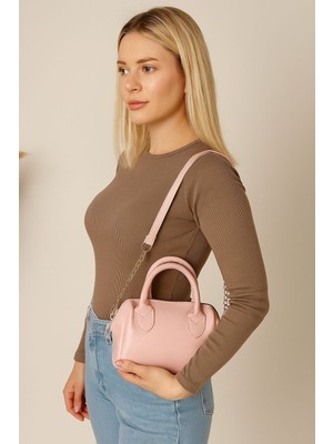 Best Brand Kadın Gold Zincir Detaylı Mini El ve Omuz Çantası