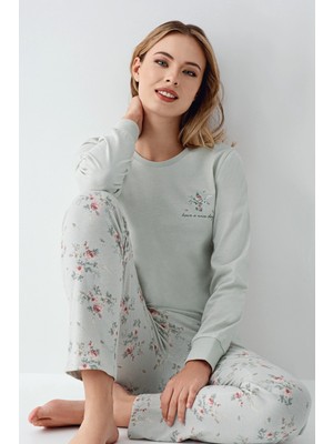 Rolypoly 3703-S Kadın Uzun Kol Pijama Takım