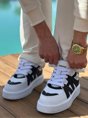 Star-X Premium Erkek Spor Ayakkabı Beyaz Siyah