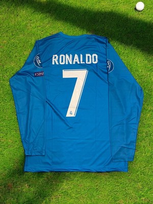 North Stand Nostaljik Real Madrid Mavi Uzun Kollu Ronaldo Forma