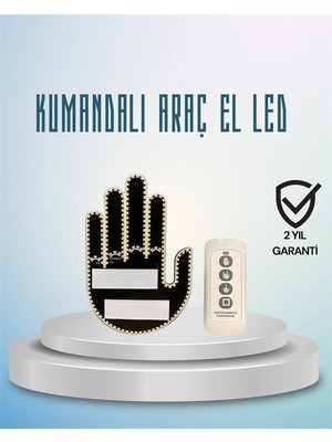 Aracınız Için Eğlenceli ve Güvenli Iletişim: LED Jest Lambası, Uzaktan Kumandalı, Kolay Montaj