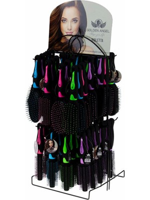 Golden Angel Tarak Saç Fırçası Violetta 1 Adet -FR171