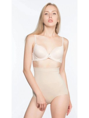 Yüksek Bel Kadın Slip Korse 13003 - Ten