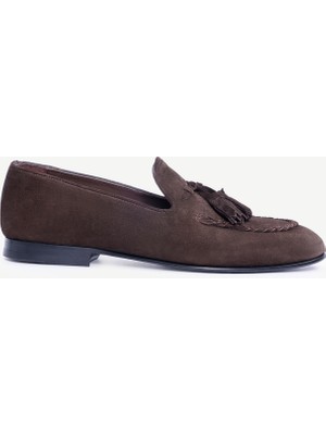 Püskül Detaylı Deri Loafer