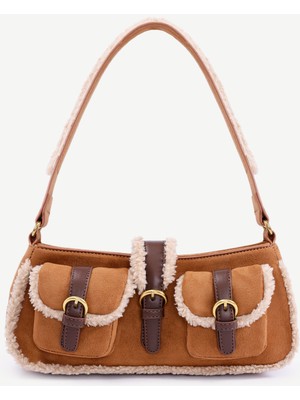 Çift Cepli Baget Omuz Çantası