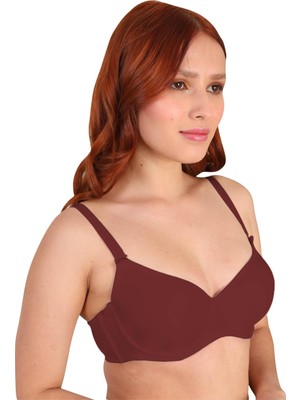 Bordo Mı 190D Pedli Balenli Sütyen