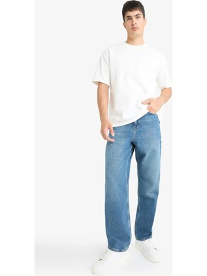 DeFacto Baggy Fit Geniş Paça Jean Pantolon G2622AX25AU