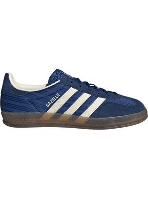 Adidas Gazelle Indoor W Kadın Spor Ayakkabı Mavi Nefes Alabilir Yapı ile Koşu ve Yürüyüş İçin İdeal AJS1410