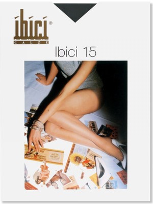 İbici 15 Den. Görünmez Külotlu Çorap - Gri - 1