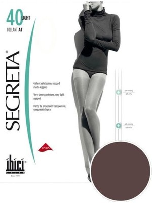 Segreta Prestige Light 40 Külotlu Dinlendirici Çorap - Füme - 2