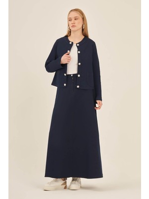 Ftz Women Kadın Kot Etekli Takım  Indigo 31151