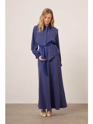 Ftz Women Kadın Piar Etekli Takım  Lacivert 31148