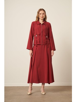 Ftz Women Kadın Kupra Takım  Bordo 31153