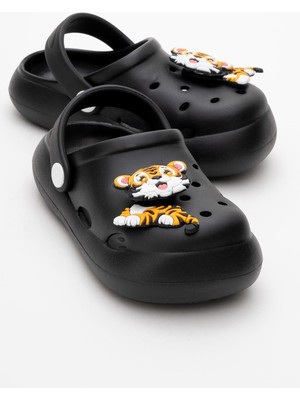 Çocuk Aksesuarlı Sabo Terlik 26-30 Siyah