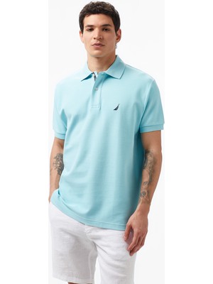 Nautica Erkek Mavi Classic Fit Polo Yaka T-Shirt K35000T.4IV