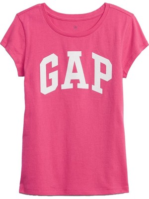 Gap 460525005 V-Hs Ss Value Logo Tee Kız Çocuk Tişört
