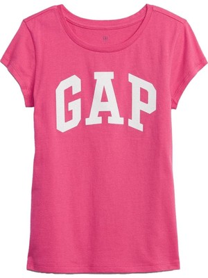Gap 460525005 V-Hs Ss Value Logo Tee Kız Çocuk Tişört