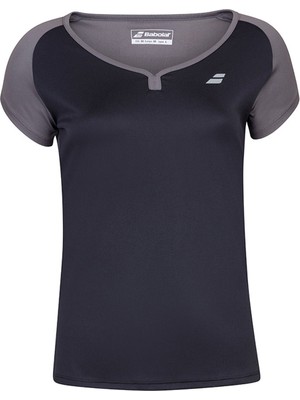 Babolat Play Cap Sleeve Top Kadın Siyah Tişört
