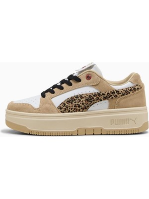 Puma Rebound Low Animal Beyaz Kadın Sneaker Ayakkabı