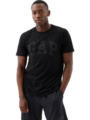 Gap 856659010 V-Everyday Soft Basic Logo T Erkek Tişört