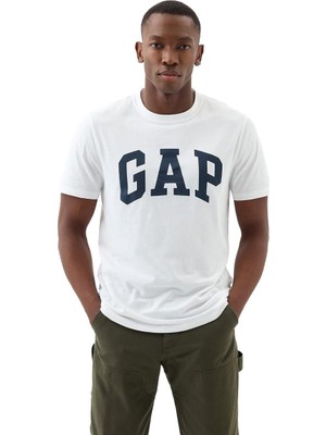 Gap 856659003 V-Everyday Soft Basic Logo T Erkek Tişört